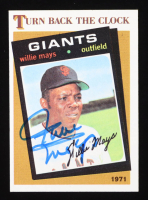 Willie Mays Signed 1986 Topps #403 (Beckett) at PristineAuction.com