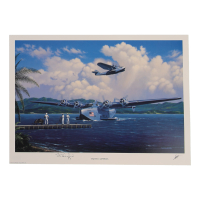Sture Sigfred Signed Stan Stokes "Tahiti Clippers" Lithograph (AIV) at PristineAuction.com