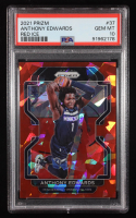 Anthony Edwards 2021-22 Panini Prizm Prizms Red Ice #37 (PSA 10) at PristineAuction.com