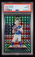 Josh Allen 2024 Panini Mosaic Mosaic Green #254 NP (PSA 10) at PristineAuction.com