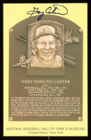 Gary Carter Signed Hall of Fame Plaque Postcard (Beckett) at PristineAuction.com