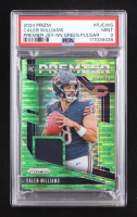 Caleb Williams 2024 Panini Prizm Premier Jerseys Neon Green Pulsar #1 RC (PSA 9) at PristineAuction.com