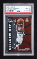 Giannis Antetokounmpo 2020-21 Panini Mosaic Jam Masters #9 (PSA 10) at PristineAuction.com