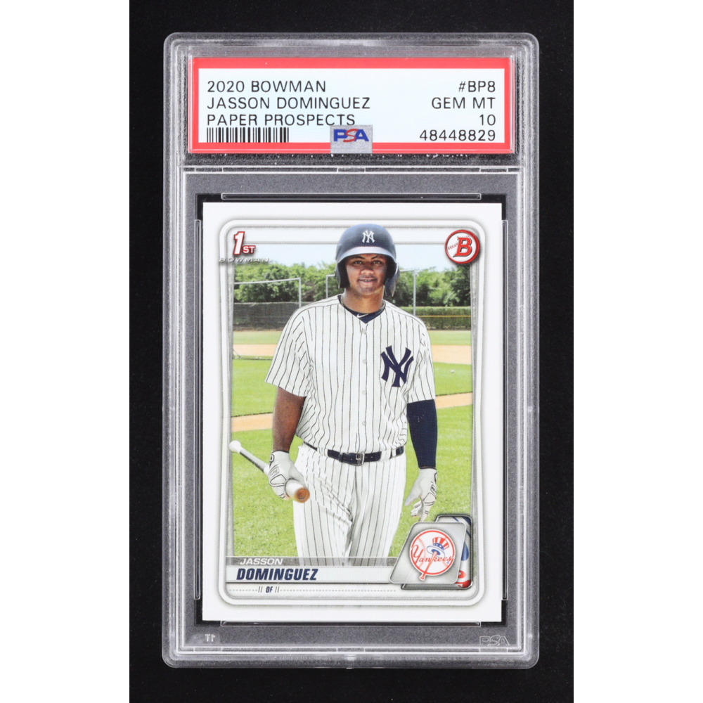 Jasson Dominguez 2020 Bowman Prospects #BP8 RC (PSA 10) at PristineAuction.com