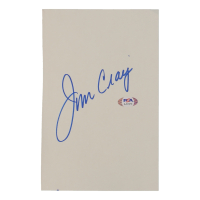Jim Craig Signed Cut (PSA) at PristineAuction.com