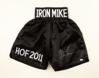 Mike Tyson Signed Boxing Trunks (JSA) at PristineAuction.com