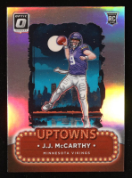 JJ McCarthy 2024 Donruss Optic Uptowns #10 RC at PristineAuction.com