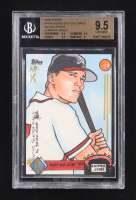 Chipper Jones 2009 Topps Brian Kong Sketch Cards Artist Proof #NNO #1/1 (BGS 9.5) at PristineAuction.com