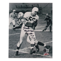 Dante "Gluefingers" Lavelli Signed Browns 8x10 Photo Inscribed "HOF 1975" (Beckett) at PristineAuction.com