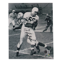 Dante "Gluefingers" Lavelli Signed Browns 8x10 Photo Inscribed "HOF 1975" (Beckett) at PristineAuction.com