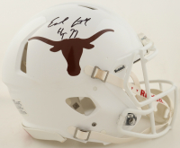 Earl Campbell Signed Texas Longhorns Full-Size Authentic On-Field Speed Helmet Inscribed "HT 77" (Fanatics) at PristineAuction.com