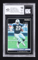 Emmitt Smith 1992 Pinnacle Hidden Treasures Endzone Collection #58 With Game Used Jersey (BCCG 10) at PristineAuction.com