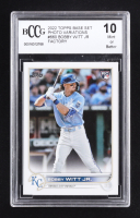 Bobby Witt Jr. 2022 Topps Base Set Photo Variations #660 FACTORY RC (BCCG 10) at PristineAuction.com