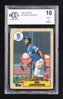 Bo Jackson 1987 Topps Future Stars #170 RC (BCCG 10) at PristineAuction.com