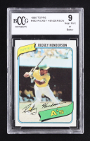 Rickey Henderson 1980 Topps #482 RC (BCCG 9) at PristineAuction.com