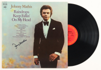 Johnny Mathis Signed "Raindrops Keep Fallin' on my Head" Vinyl Record Album (JSA) at PristineAuction.com