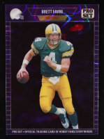 Brett Favre 2024 Leaf Collective '89 Pro Set Lava Purple #89B21 #1/1 at PristineAuction.com