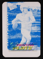 Patrick Mahomes II 2024 Leaf Collective '00 Press Pass Printing Plates Cyan #20B134 #1/1 at PristineAuction.com