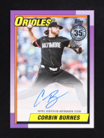 Corbin Burnes 2025 Topps '90 Topps Autographs #90ACBU at PristineAuction.com