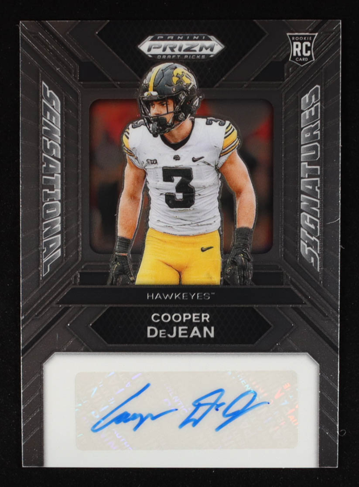 Cooper DeJean 2024 Panini Prizm Draft Picks Sensational Signatures #88 RC