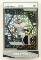 Brock Bowers 2024 TruCreator Jumbo Cracked Ice #07 #JCBB JSY RC at PristineAuction.com