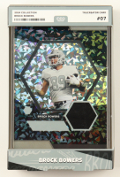 Brock Bowers 2024 TruCreator Jumbo Cracked Ice #07 #JCBB JSY RC at PristineAuction.com