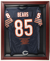 Mike Ditka, Dan Hampton, Mike Singletary, Willie Gault | 1985 Bears LE Custom Framed Reebok Authentic Jersey #31/34 Team-Signed By (30) (Schwartz) at PristineAuction.com