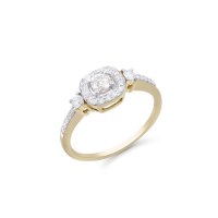 .45 CTW Natural Diamond Ring Mounted in 14Kt Yellow Gold H-I, I1-2 | Estimated Retail Value: $7,980 (IGI) at PristineAuction.com