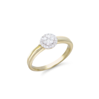 .24 CTW Natural Diamond Ring Mounted in 14Kt Yellow Gold H-I, I1-2 | Estimated Retail Value: $7,310 (IGI) at PristineAuction.com