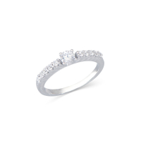 .44 CTW Natural Diamond Ring Mounted in 14Kt White Gold H-I, I1-I2 | Estimated Retail Value: $7,765 (IGI) at PristineAuction.com