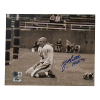 Y. A. Tittle Signed Giants 8x10 Photo Inscribed "HOF '71" (Beckett) at PristineAuction.com