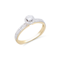.40 CTW Natural Diamond Ring Mounted in 14Kt Yellow Gold H-I, I1-I2 | Estimated Retail Value: $7,765 (IGI) at PristineAuction.com
