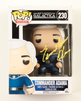 Edward James Olmos Signed "Battlestar Galactica" #230 Commander Adama Funko Pop! Vinyl Figure (PSA) at PristineAuction.com