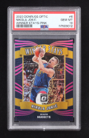 Nikola Jokic 2023-24 Donruss Optic Winner Stays Pink #6 #16/25 (PSA 10) at PristineAuction.com