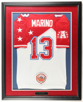 Dan Marino Signed Pro Bowl Custom Framed Jersey Display (UDA) at PristineAuction.com