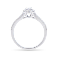 .38 CTW Natural Diamond Ring Mounted in 14Kt White Gold H-I, I1-I2 | Estimated Retail Value: $7,765 (IGI) at PristineAuction.com