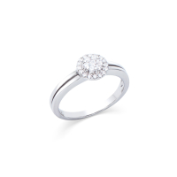 .24 CTW Natural Diamond Ring Mounted in 14Kt White Gold H-I, I1-I2 | Estimated Retail Value: $7,310 (IGI) at PristineAuction.com
