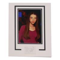 Michelle Trachtenberg Signed Custom Matted Cut (ACOA) at PristineAuction.com