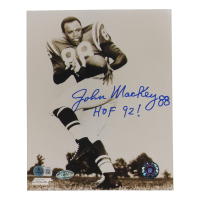 John Mackey Signed Colts 8x10 Photo Inscribed "HOF 92!" (Beckett) at PristineAuction.com