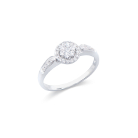 .34 CTW Natural Diamond Ring Mounted in 14Kt White Gold H-I, I1-I2 | Estimated Retail Value: $6,795 (IGI) at PristineAuction.com