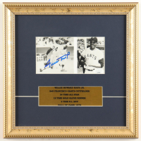 Willie Mays Signed Giants 12x12 Custom Framed Photo Display (JSA) at PristineAuction.com