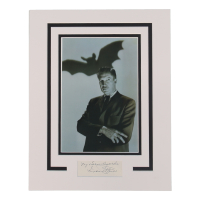 Vincent Price Signed Custom Matted Cut (ACOA) at PristineAuction.com