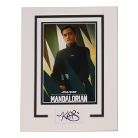 Katy O'Brian Signed "Star Wars: The Mandalorian" Custom Matted Cut Display Display (ACOA) at PristineAuction.com