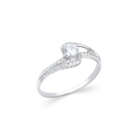 .43 CTW Natural Diamond Ring Mounted in 14Kt White Gold H-I, I1-I2 | Estimated Retail Value: $6,870 (IGI) at PristineAuction.com