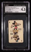 Mickey & Minnie Mouse 1946-48 Russell Mickey Mouse Card Game Grey Ink Back #1 (CGC 4.5) at PristineAuction.com