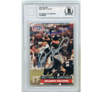 Brett Favre Signed 1991 Pro Set #762 (BGS) at PristineAuction.com