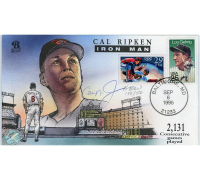 Cal Ripken Jr. Signed LE Orioles Artwork Cachet Envelope (JSA) at PristineAuction.com