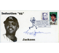 Reggie Jackson Signed Baseball Hall of Fame Cachet Envelope (JSA) at PristineAuction.com