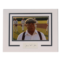 James Earl Jones Signed Custom Matted Cut (ACOA) at PristineAuction.com