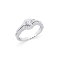 .55 CTW Natural Diamond Ring Mounted in 14Kt White Gold H-I, I1-I2 | Estimated Retail Value: $8,690 (IGI) at PristineAuction.com